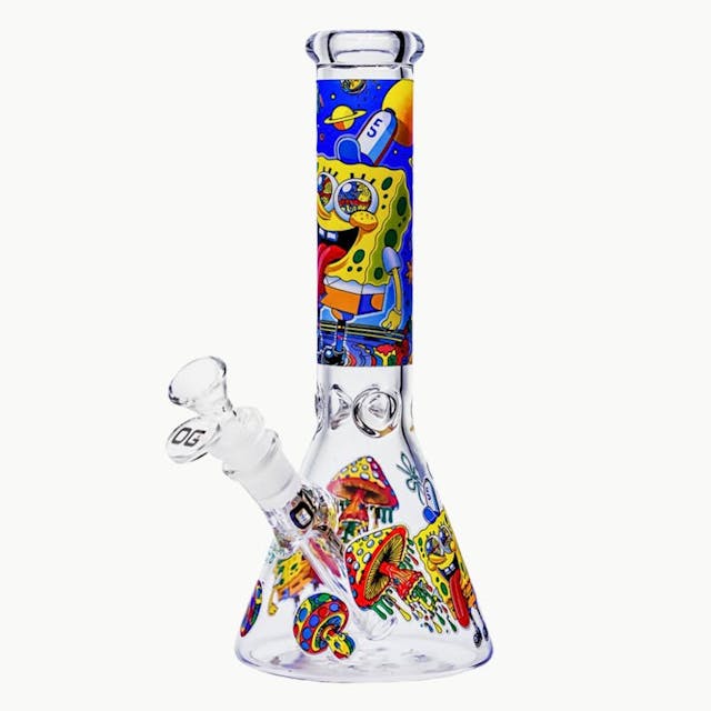 Photograph of product: Glass Water Bongs (Assorted Designs) - 7 1/2in - 