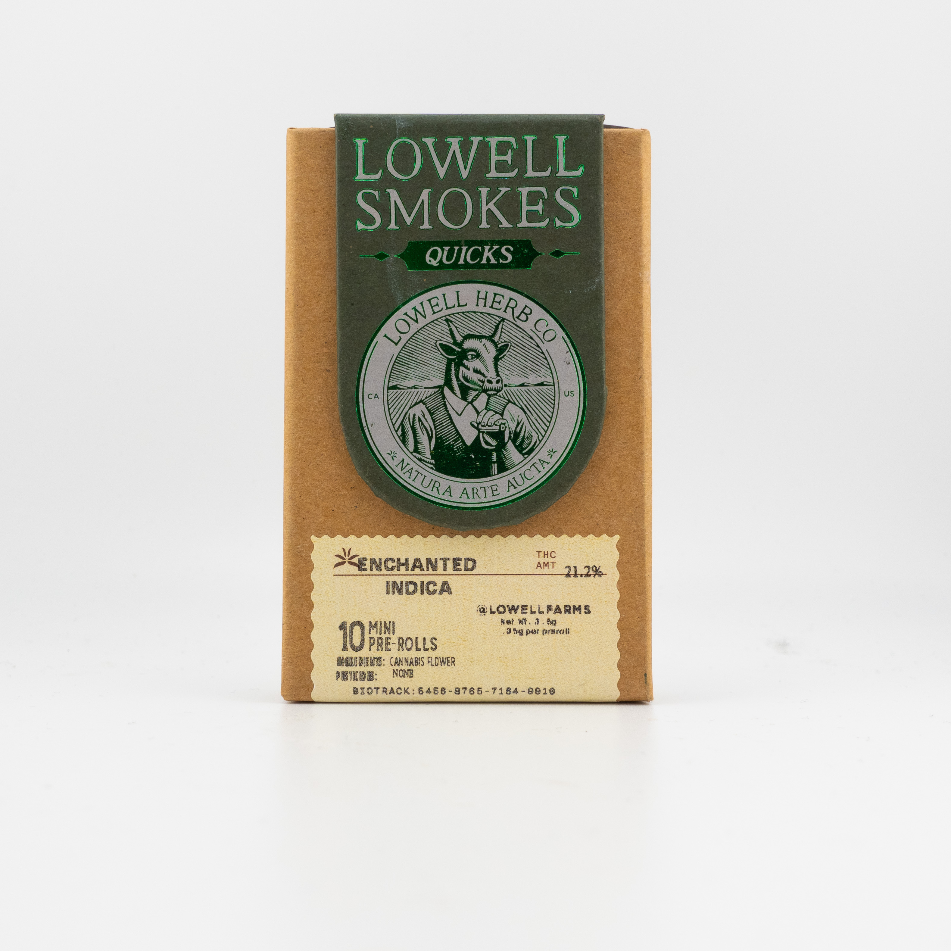 Photograph of product: Lowell Smokes 0.35g Oui'd Quicks 10pk