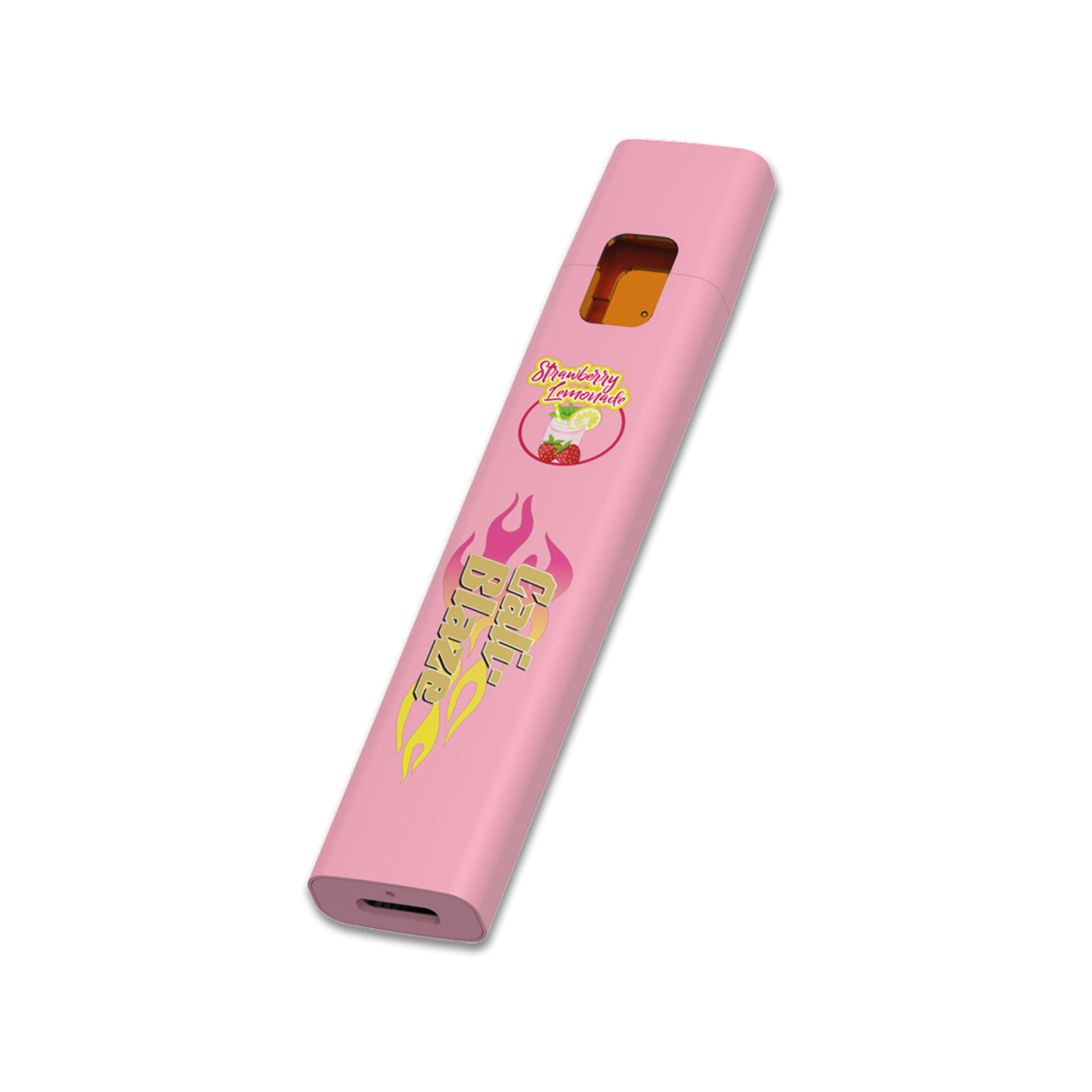 Photograph of product: 1000mg Live Resin Disposable | Strawberry Lemonade | Cali-Blaze