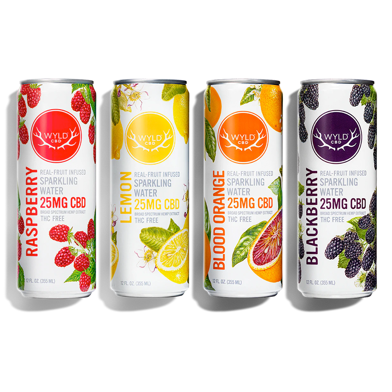 Photograph of product: Wyld | Grapefruit 2:1 Sparkling Water | CBD | 25mg | {R11}