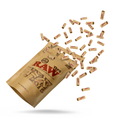 Photograph of product: Raw Pre rolled tips-200 Ct