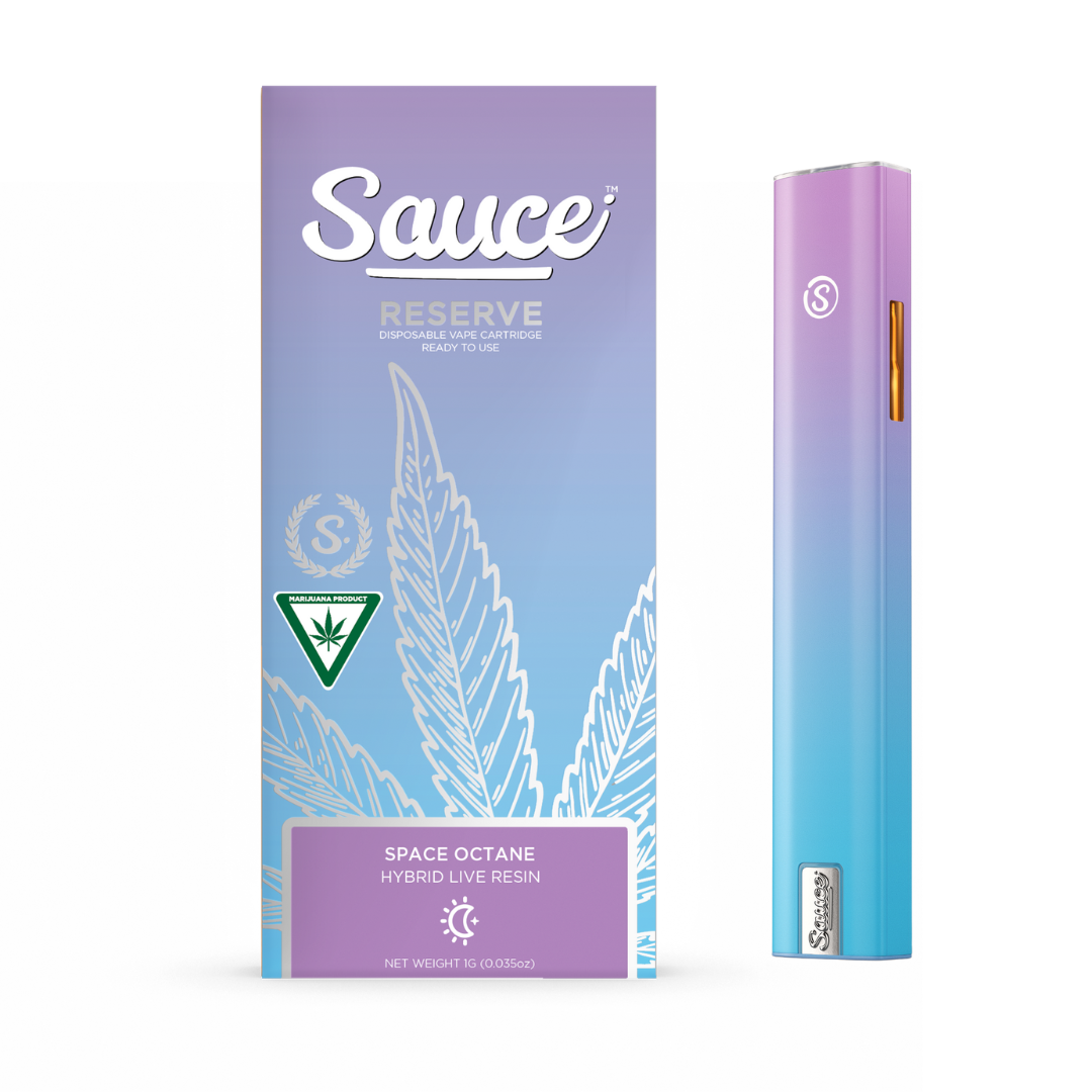 Photograph of product: Sauce | Space Octane Live Resin Disposable Vape | 1g