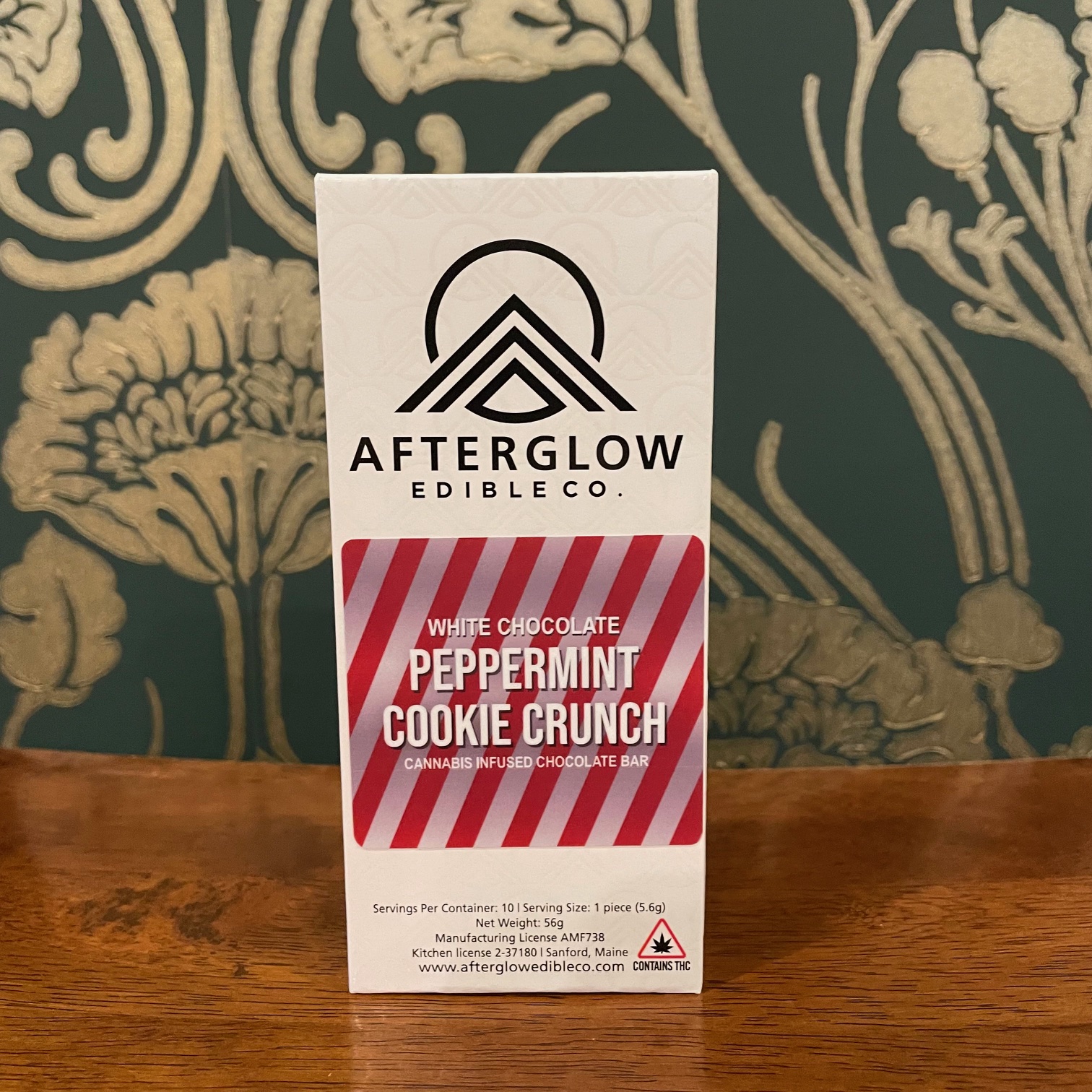 Photograph of product: Afterglow - Peppermint Cookie Crunch - 100mg