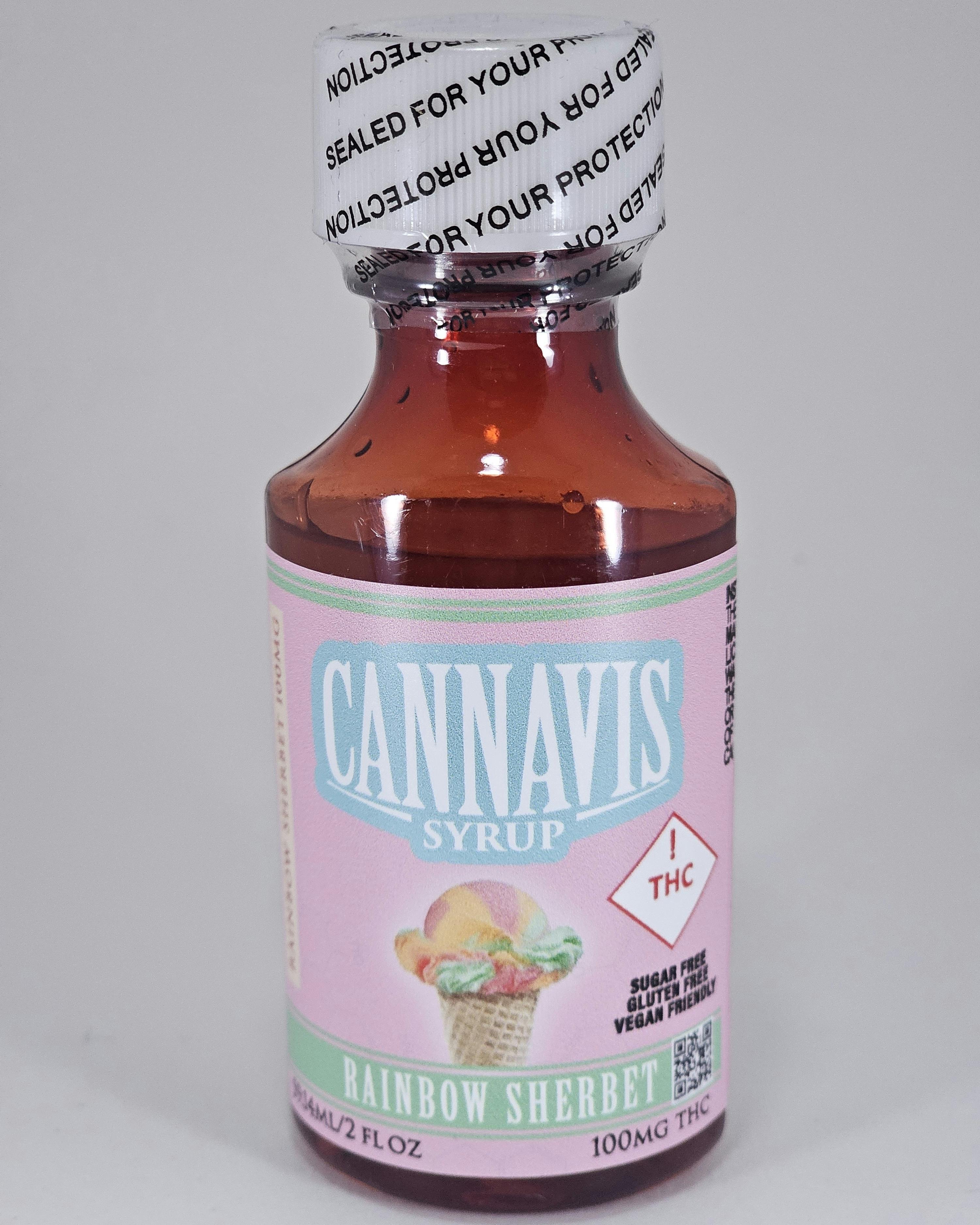 Photograph of product: Cannavis - Rainbow Sherbert TH-oui Syrup 100mg