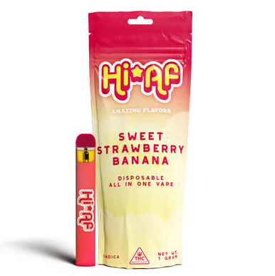 Photograph of product: Sweet Strawberry Banana Disposable 1g