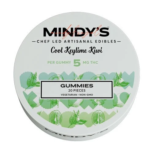 Photograph of product: Gummies | Mindy's | Cool Keylime Kiwi [20pk]