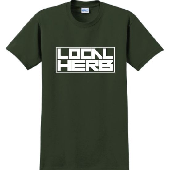 Photograph of product: Local Herb Official T Shirt Forest Green XL - 
