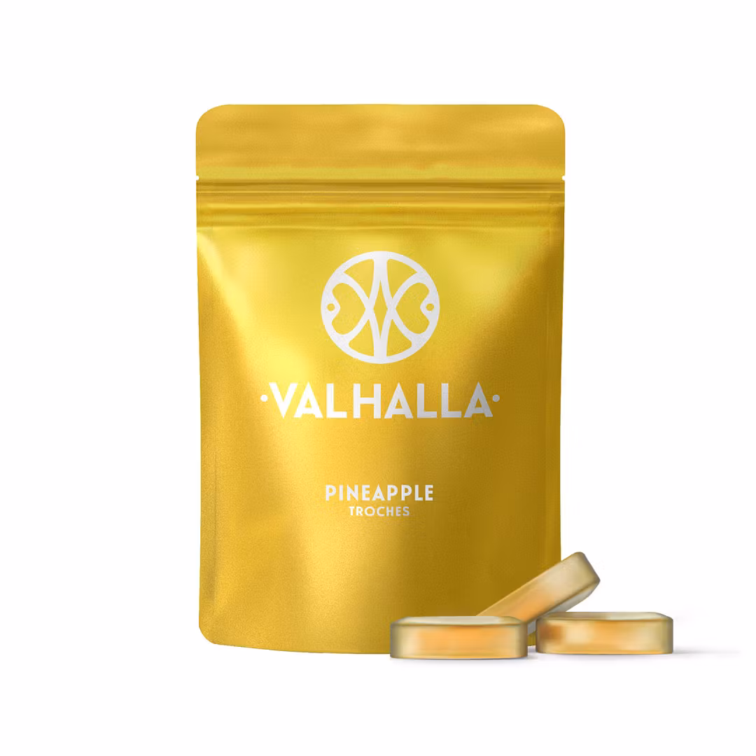 Photograph of product: Valhalla - Pineapple RSO - 100mg Soft Lozenges | 10pk