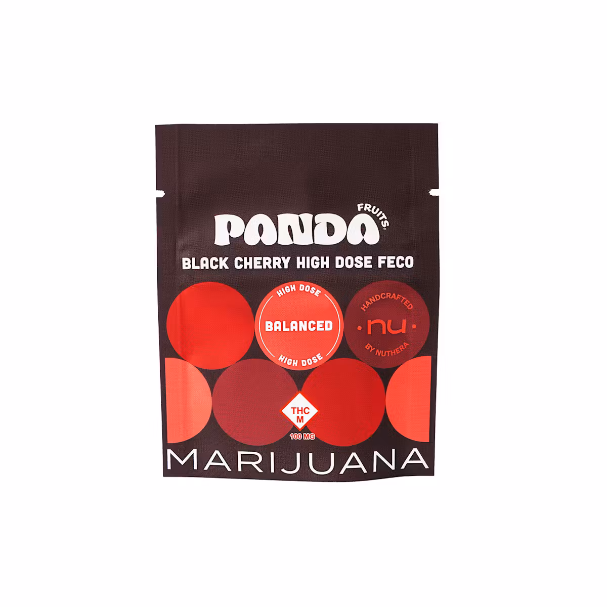 Photograph of product: Panda | FECO Gummies | Black Cherry 2pk 100mg