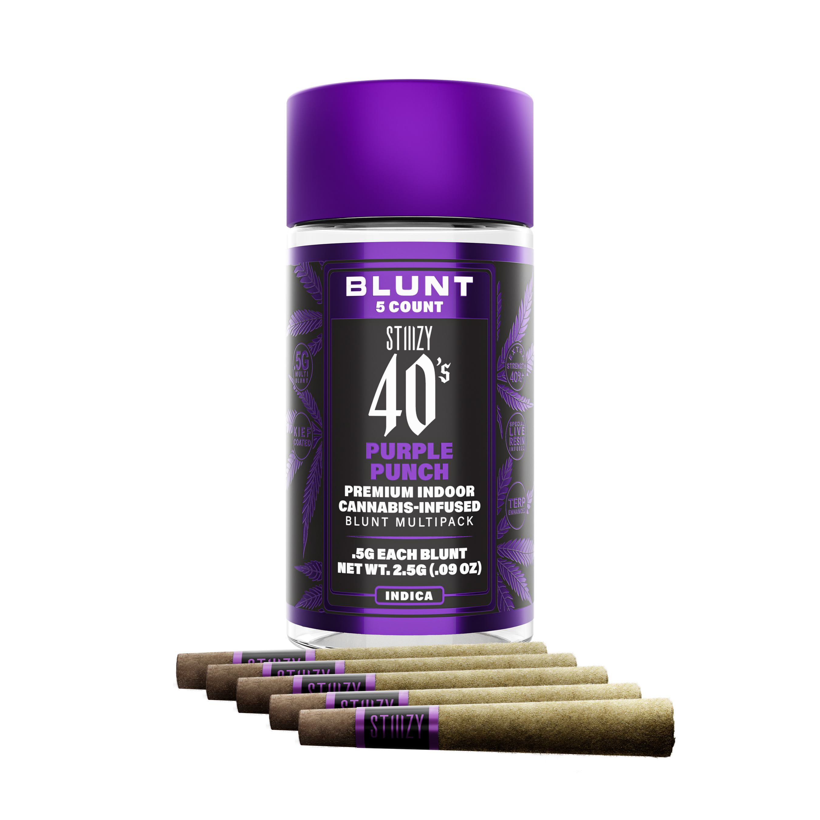 Photograph of product: Purple Punch | .5G Blunt 5CT