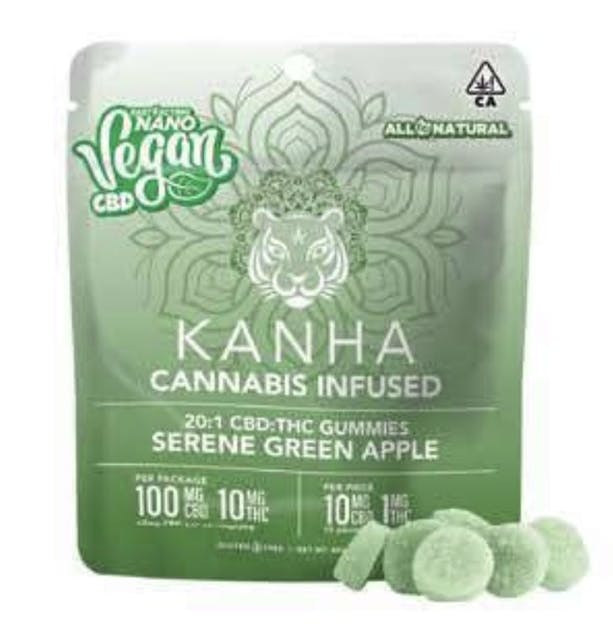 Photograph of product: CBD Green Apple 20:1 - Edible