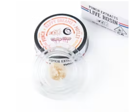 Photograph of product: [Punch] Live Rosin Badder - Tier 4 - 1g - Saffron Punch (H)