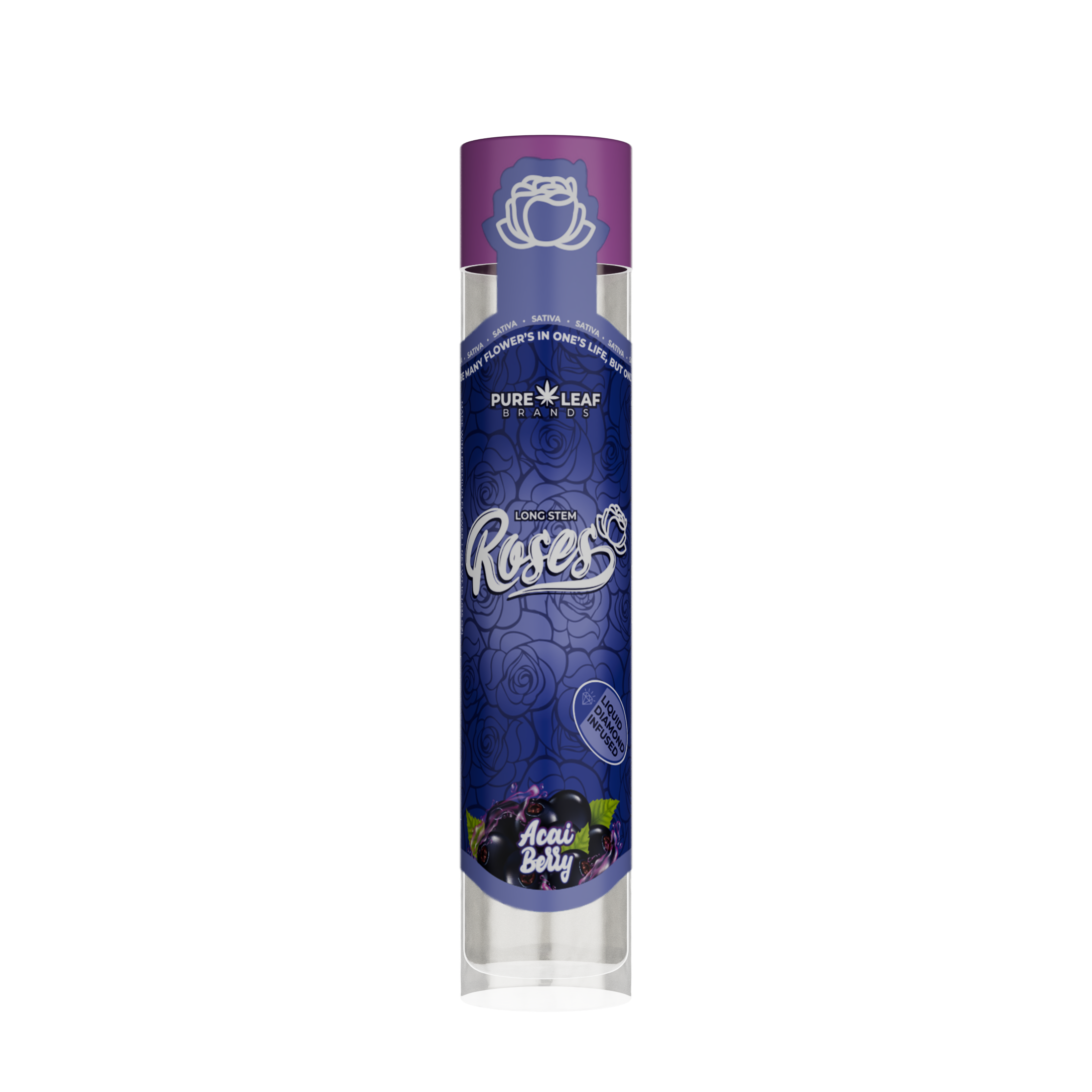 Photograph of product: Roses Acai Berry Infused Pre-Roll | 1g