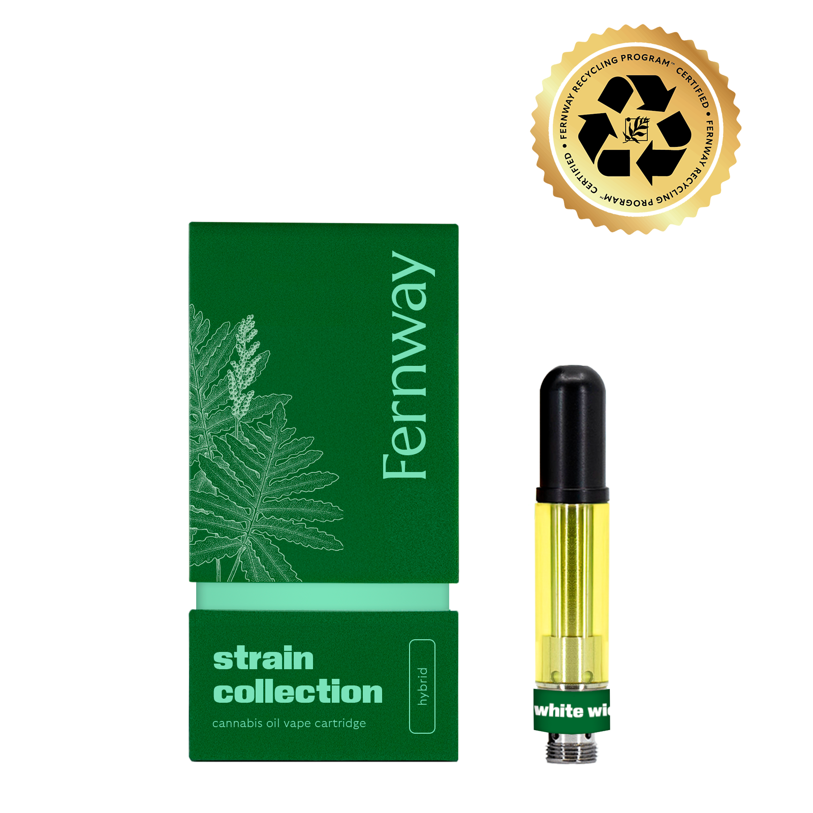 Photograph of product: Fernway Vape Cart 1g Distillate- White Widow