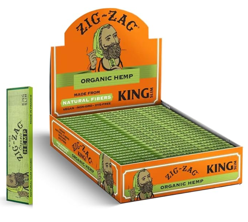 Photograph of product: Zig Zag King Slim Organic Hemp Papers