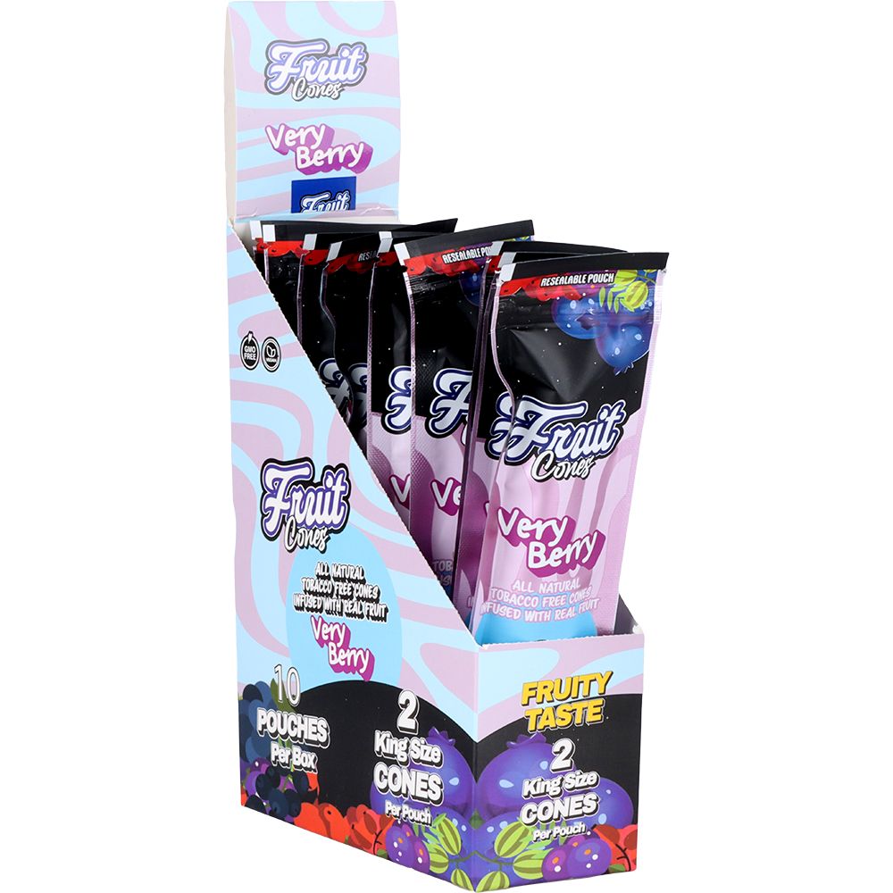 Photograph of product: Fruit Cuts Fruit Cones - Very Berry