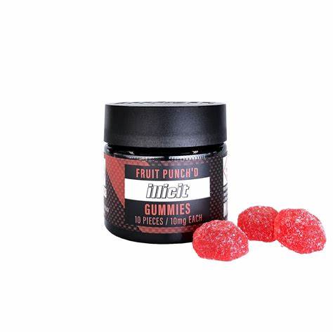 Photograph of product: Illicit Mango 10:1/CBD:TH-oui Gummies 10mg x 10-Pack