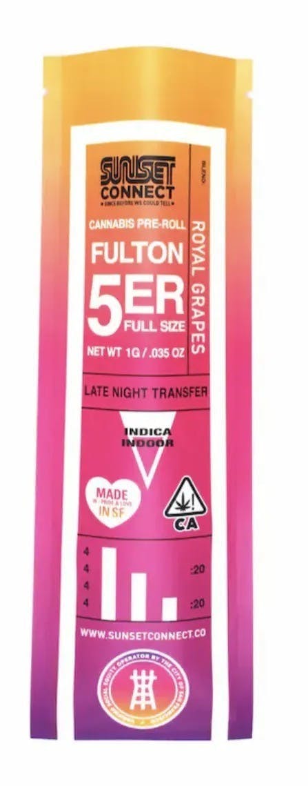 Photograph of product: Sunset Connect - Royal Grapes - Pre-Roll