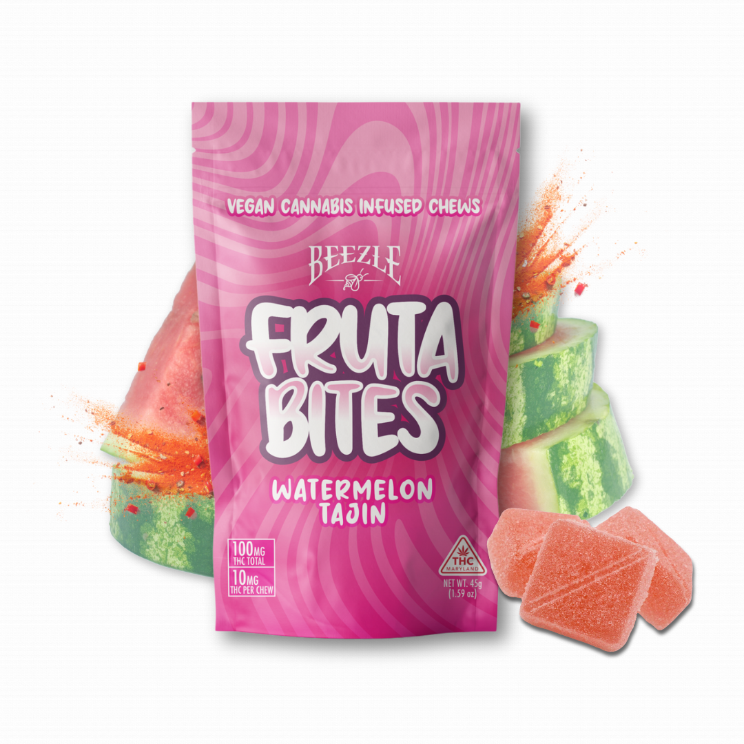 Photograph of product: Pineapple Tajin 10mg (10ct) - Beezle Fruta Bites