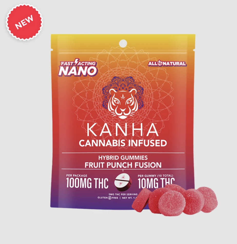 Photograph of product: Gummies - Fruit Punch - 100MG (TAX INCLUDED)