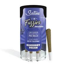 Photograph of product: BLUEBERRY DREAM 5 PACK INFUSED PRE-ROLL