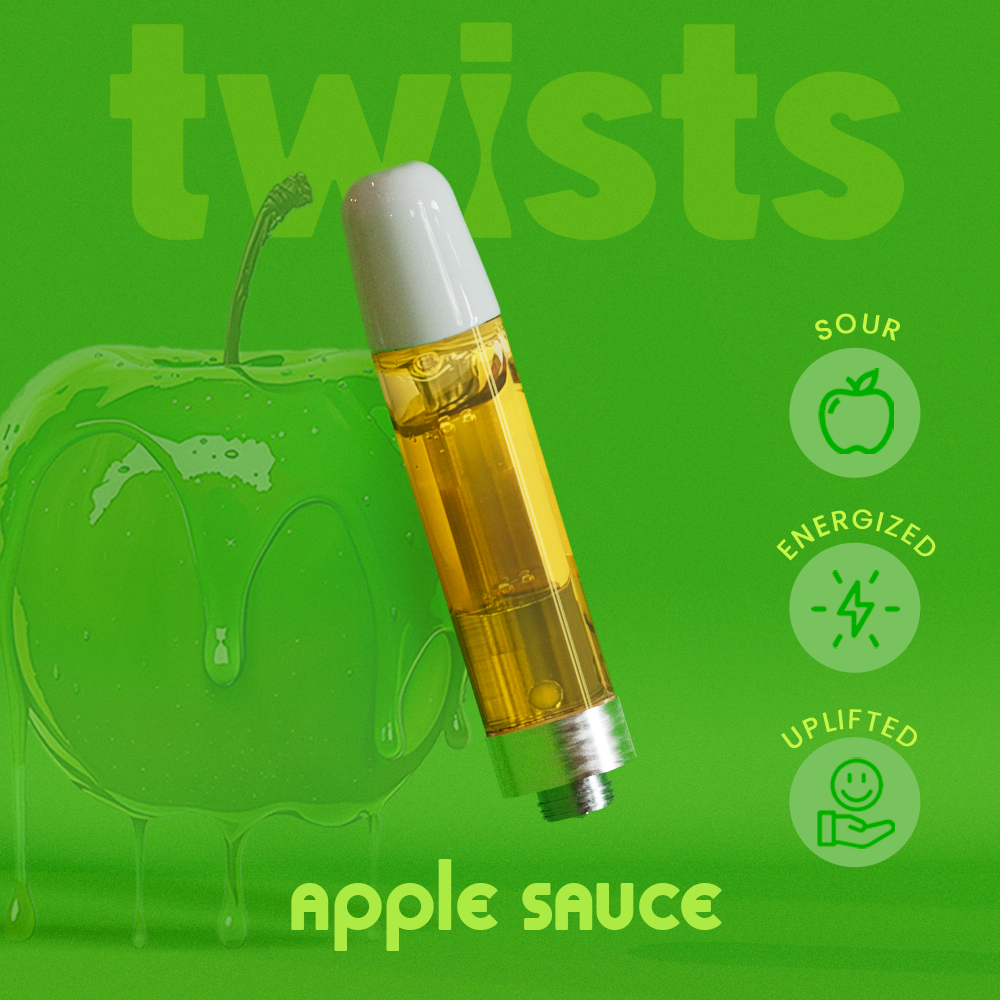 Photograph of product: Apple Sauce Twists Distillate Cart. by Oil by Craft
