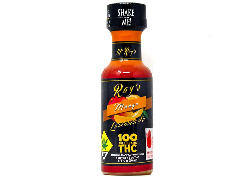 Photograph of product: DTP Lil Rays Mango Lemonade Hybrid 100mg 25190