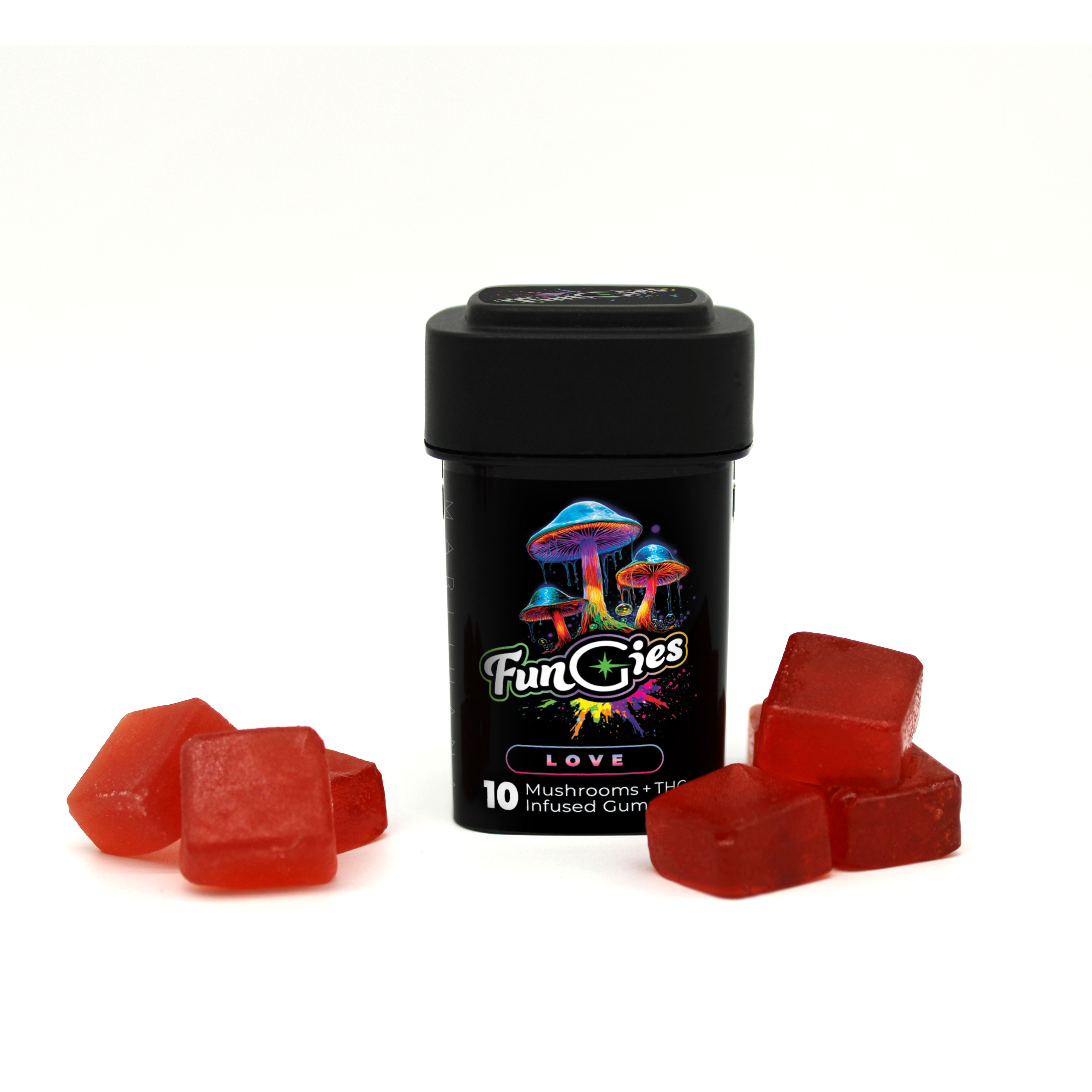 Photograph of product: Strawberry Love Functional Mushroom Fungies (100mg)