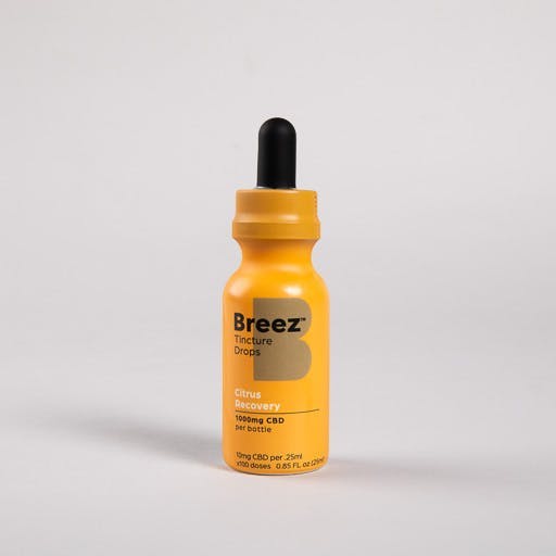Photograph of product: Citrus Recovery Tincture Drops CBD | 1000mg - 