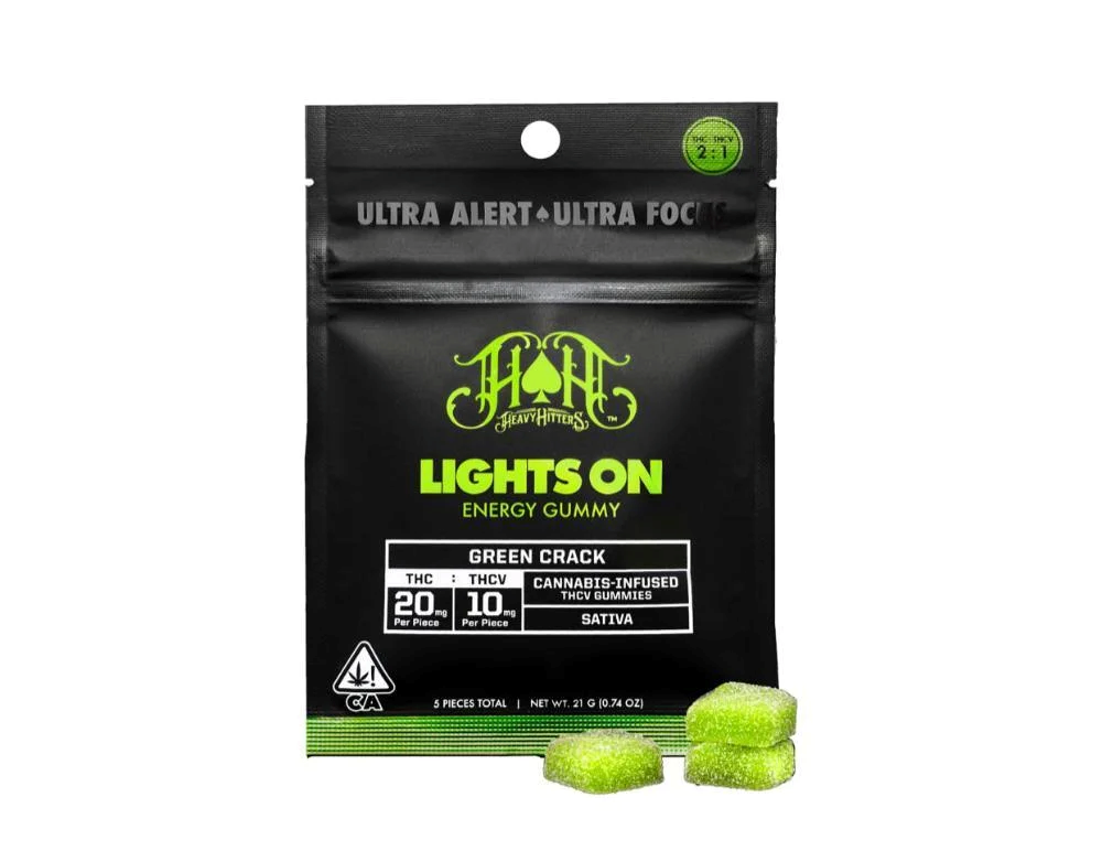 Photograph of product: 100MG TH-oui/ 50MG TH-ouiV GUMMY PACK: GREEN CRACK [S]