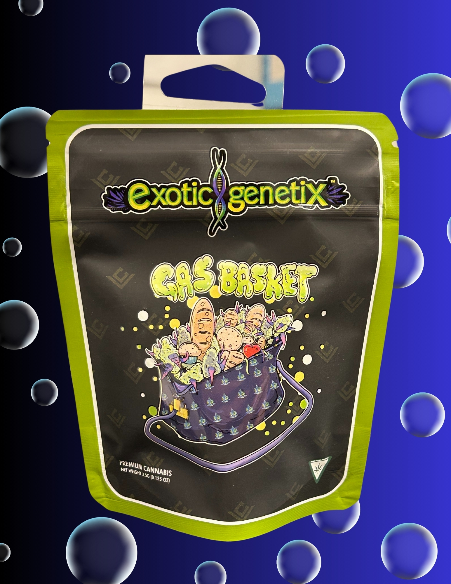Photograph of product: Exotic Genetix - Prepack - Gas Basket - 3.5g