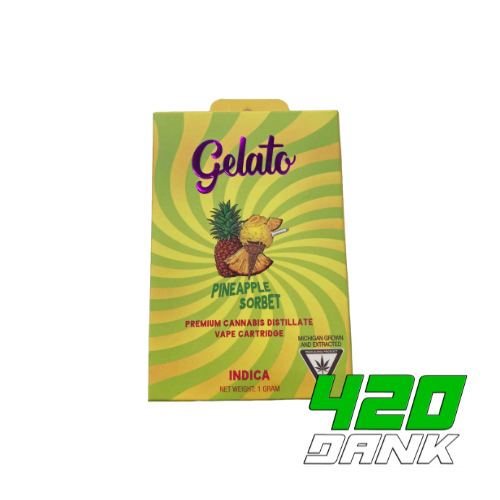 Photograph of product: Gelato - Cartridge - Pineapple Sorbet