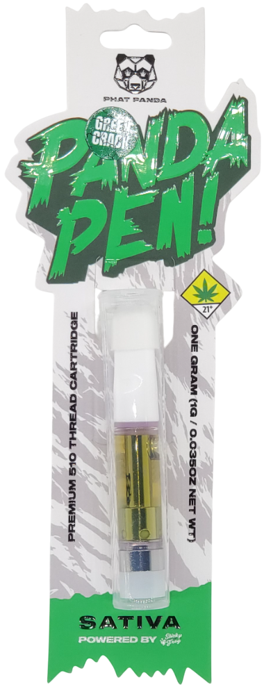 Photograph of product: Phat Panda VAPE Green Crack Cart 1g