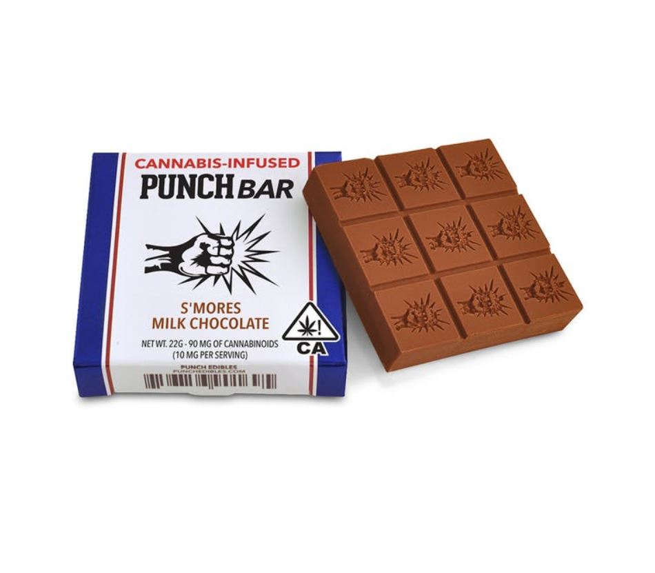 Photograph of product: Punch Edibles | Milk Chocolate Caramel Solventless Punchbar   100 Mg