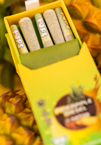 Photograph of product: Dee Thai Pops | Pineapple Diesel | Infused Pre-Roll Multi-Pack | 5pk. | 2.5g