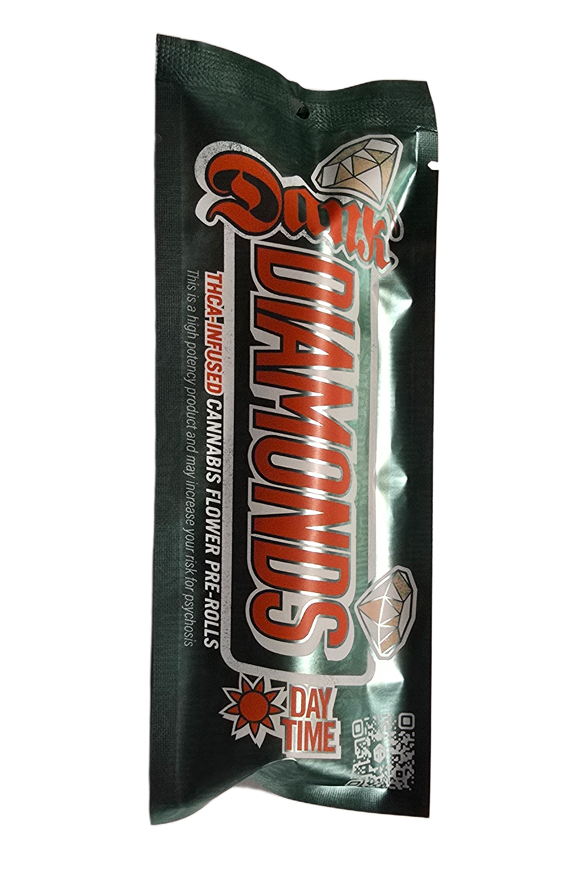 Photograph of product: Elyon Dank Diamonds Infused Preroll 1.5g- Radiant Cut