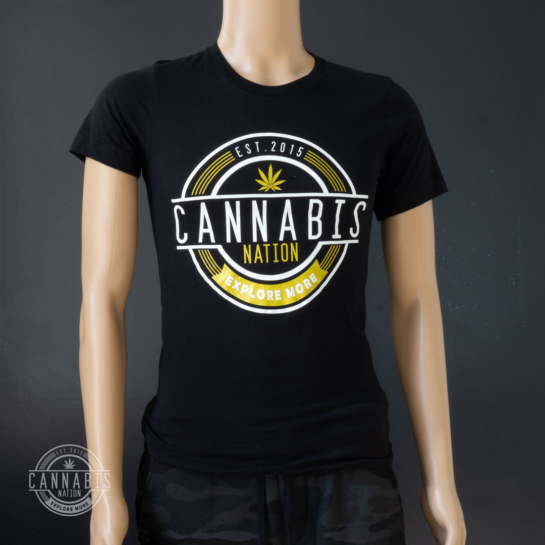 Photograph of product: Logo Shirt | Black & Yellow
