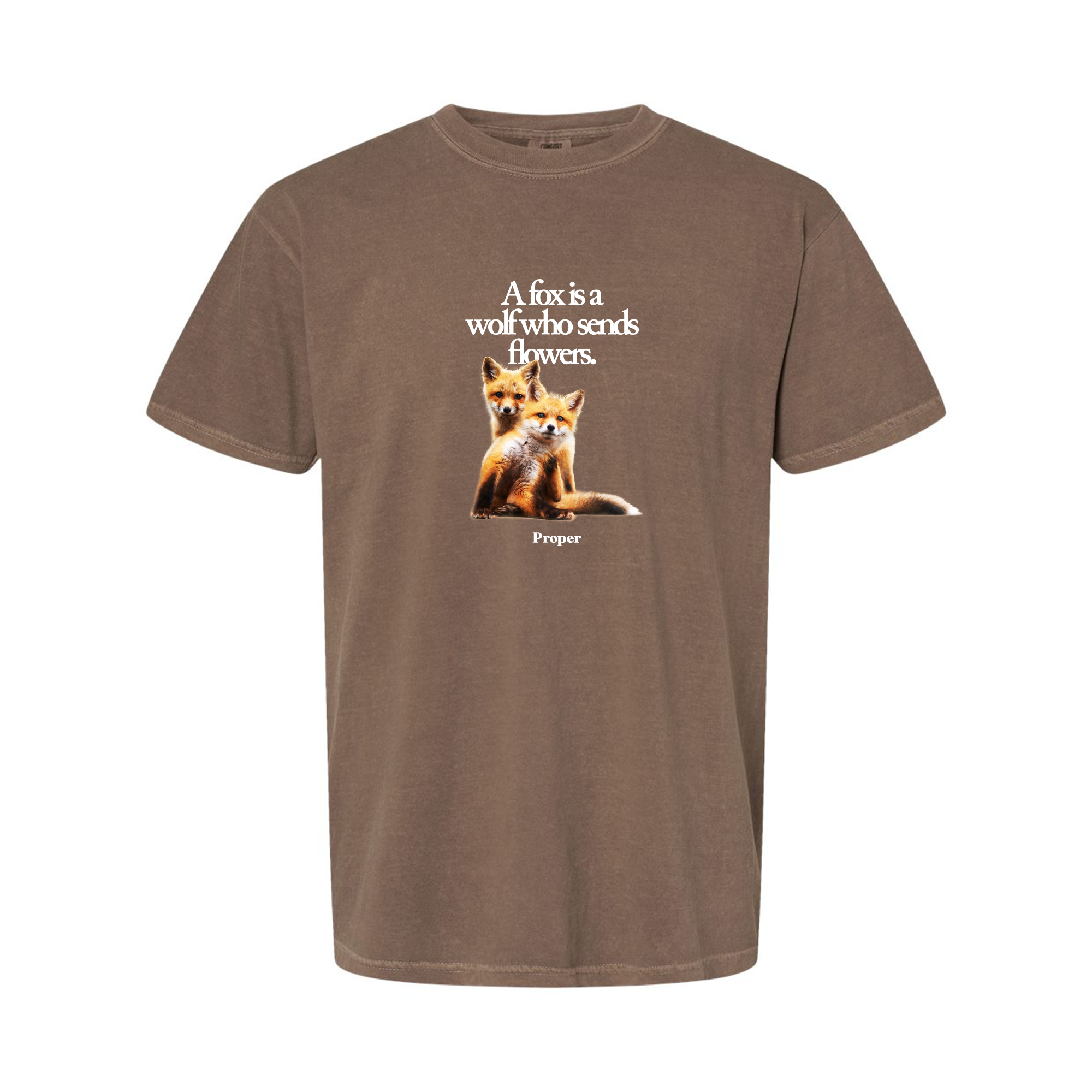 Photograph of product: Wolf That Sends Flowers Tee | 2XL