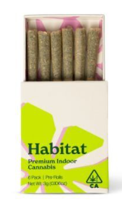 Photograph of product: Habitat - Preroll - Dreamland - 6 Pack