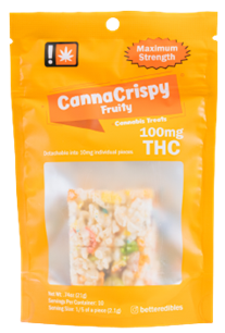 Photograph of product: 100mg CannaCrispy - Fruity