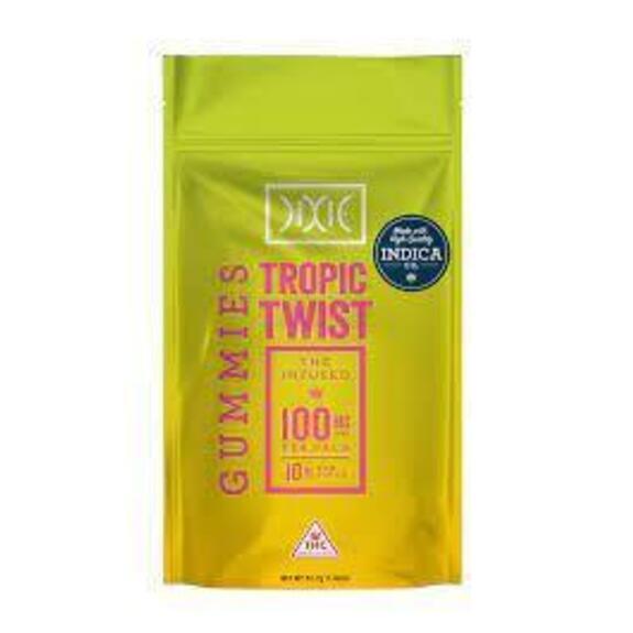 Photograph of product: Dixie - Tropic Twist 100mg Gummies
