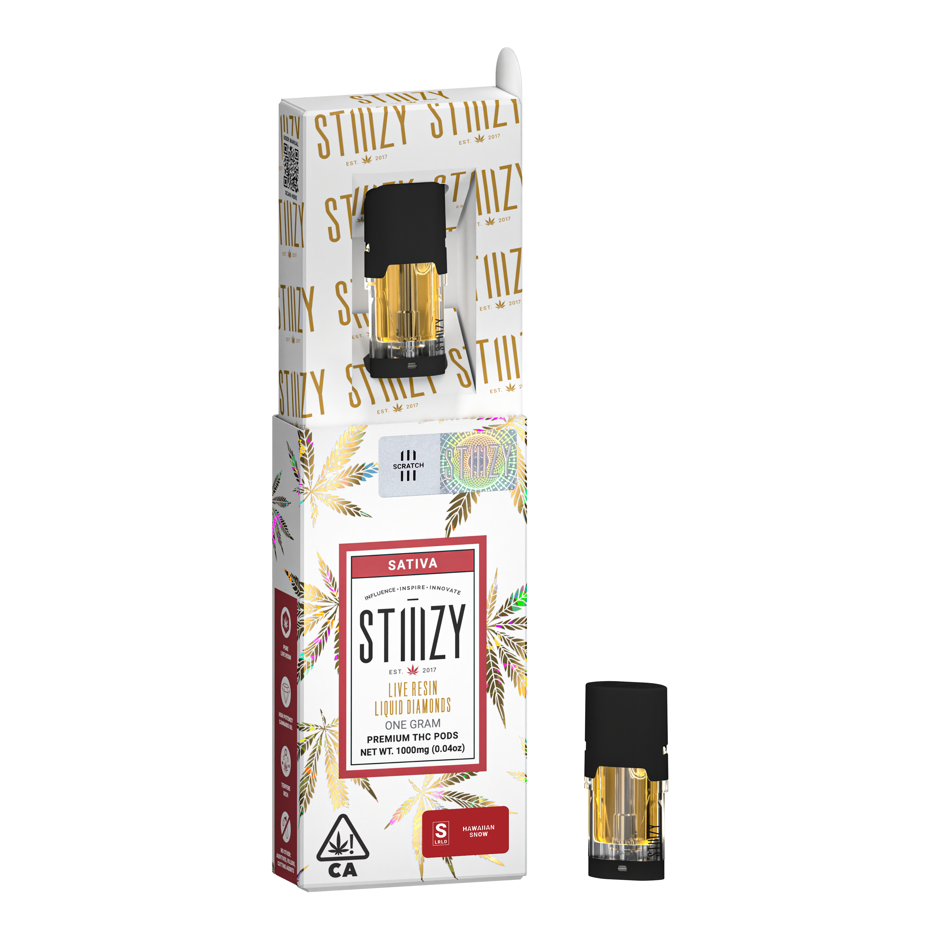 Photograph of product: Live Resin Liquid Diamonds Pod | Hawaiian Snow
