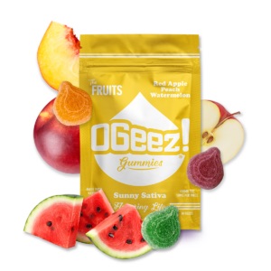 Photograph of product: OGeez The Fruits, Sunny Oui'd - 100 mg