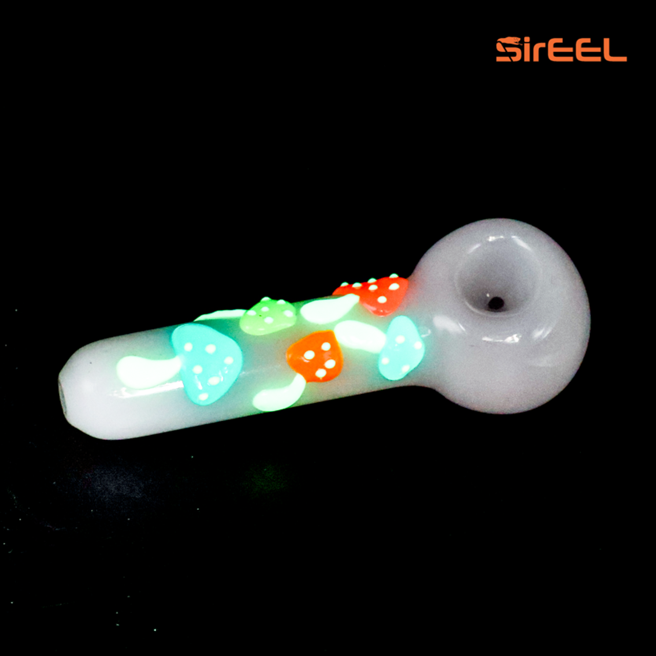 Photograph of product: SirEEL - 5" ShroomyGlow Spoon Pipe - Assorted Colors