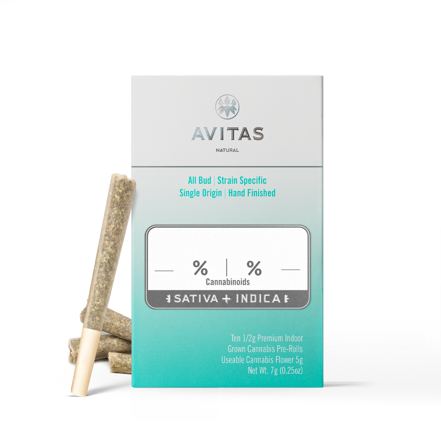 Photograph of product: AVITAS - PREROLL - 0.5G x 10 - Oui'd - HIGHALEAH