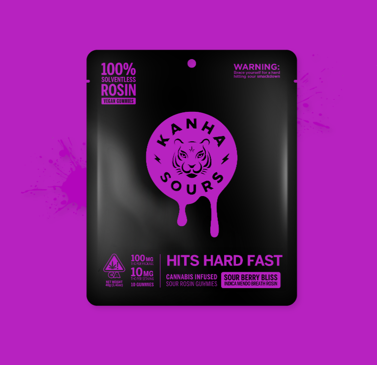 Photograph of product: SOUR BERRY BLISS [I] ROSIN INFUSED - 100 MG