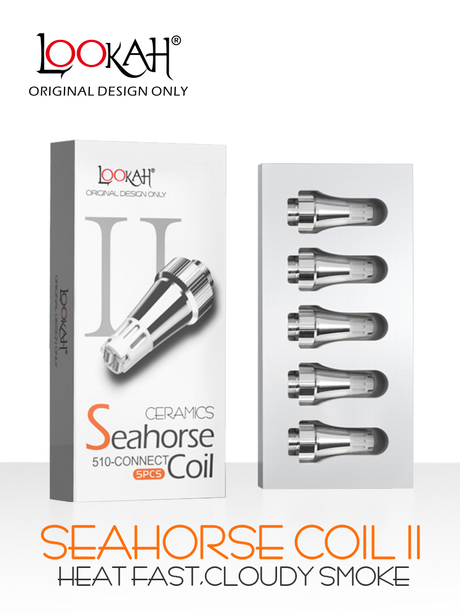 Photograph of product: Lookah Seahorse Coil - Ceramic Dab Tips