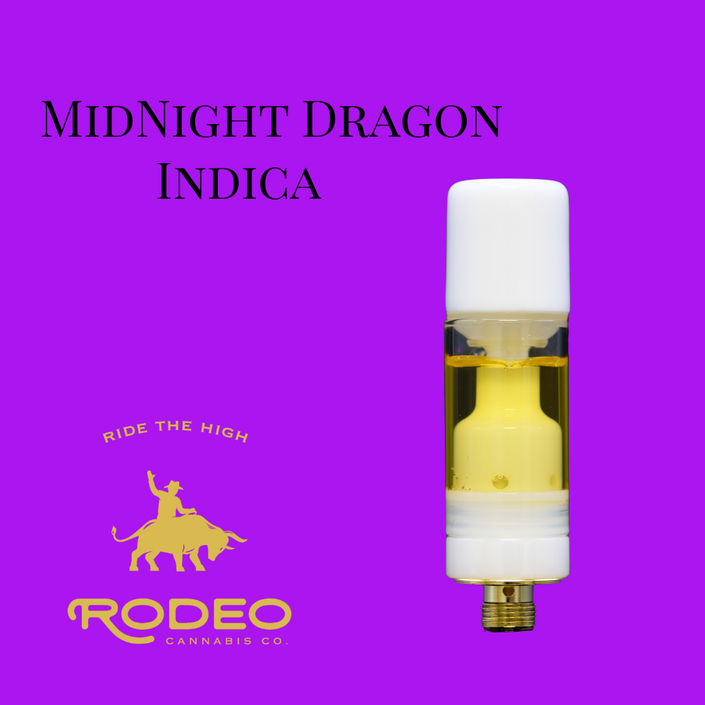 Photograph of product: RODEO | Midnight Dragon | Vape Cart | 1g