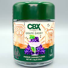 Photograph of product: CBX - Flower - Grape Gasby - 3.5G