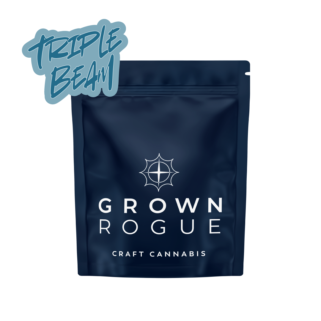 Photograph of product: Grown Rogue - Triple Beam - Flower - 3.5g